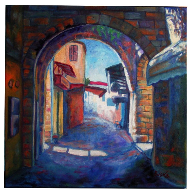 Zaulki miasta Rodos2 40x40 plotno - dostepny