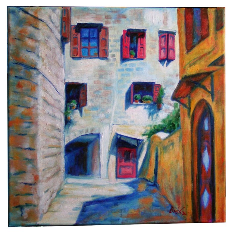 Zaulki miasta Rodos2 40x40 plotno - dostepny